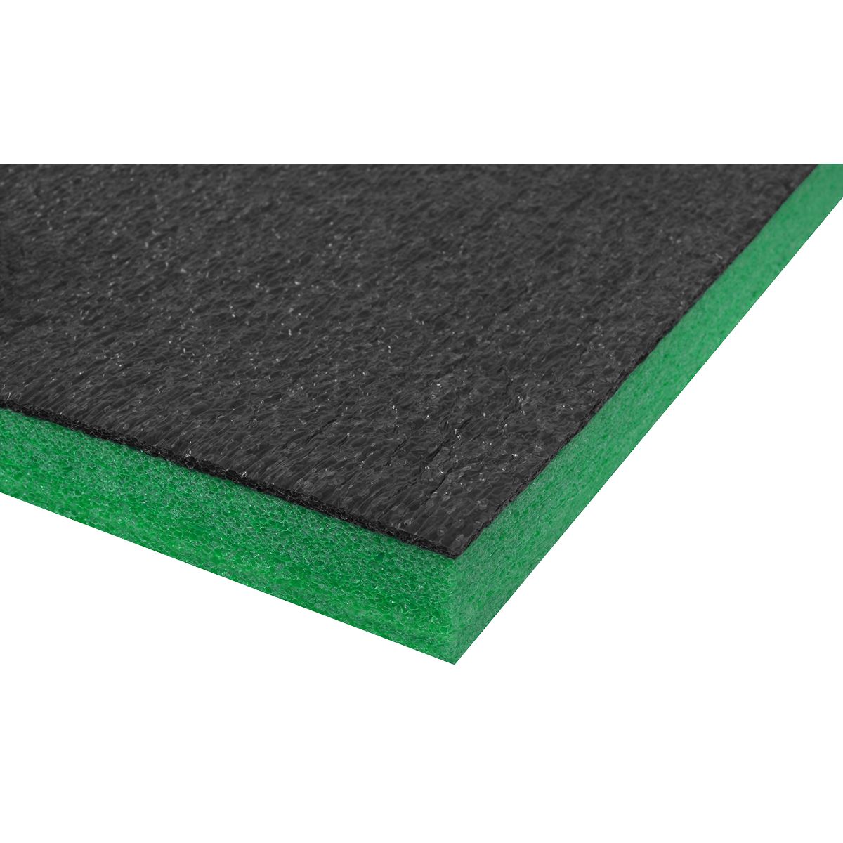 Sealey Easy Peel Shadow Foam® Green/Black 1200 x 550 x 30mm SF30G