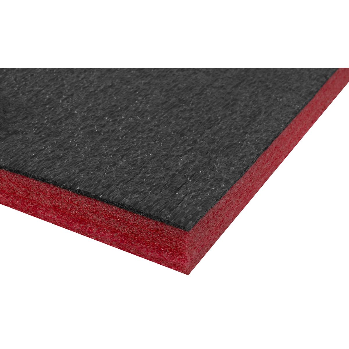 Sealey Easy Peel Shadow Foam® Red/Black 1200 x 550 x 30mm SF30R