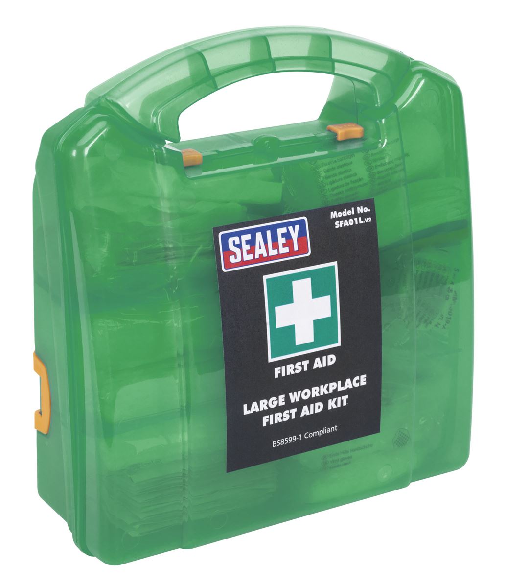 Sealey First Aid Kit Large - BS 8599-1 Compliant SFA01L