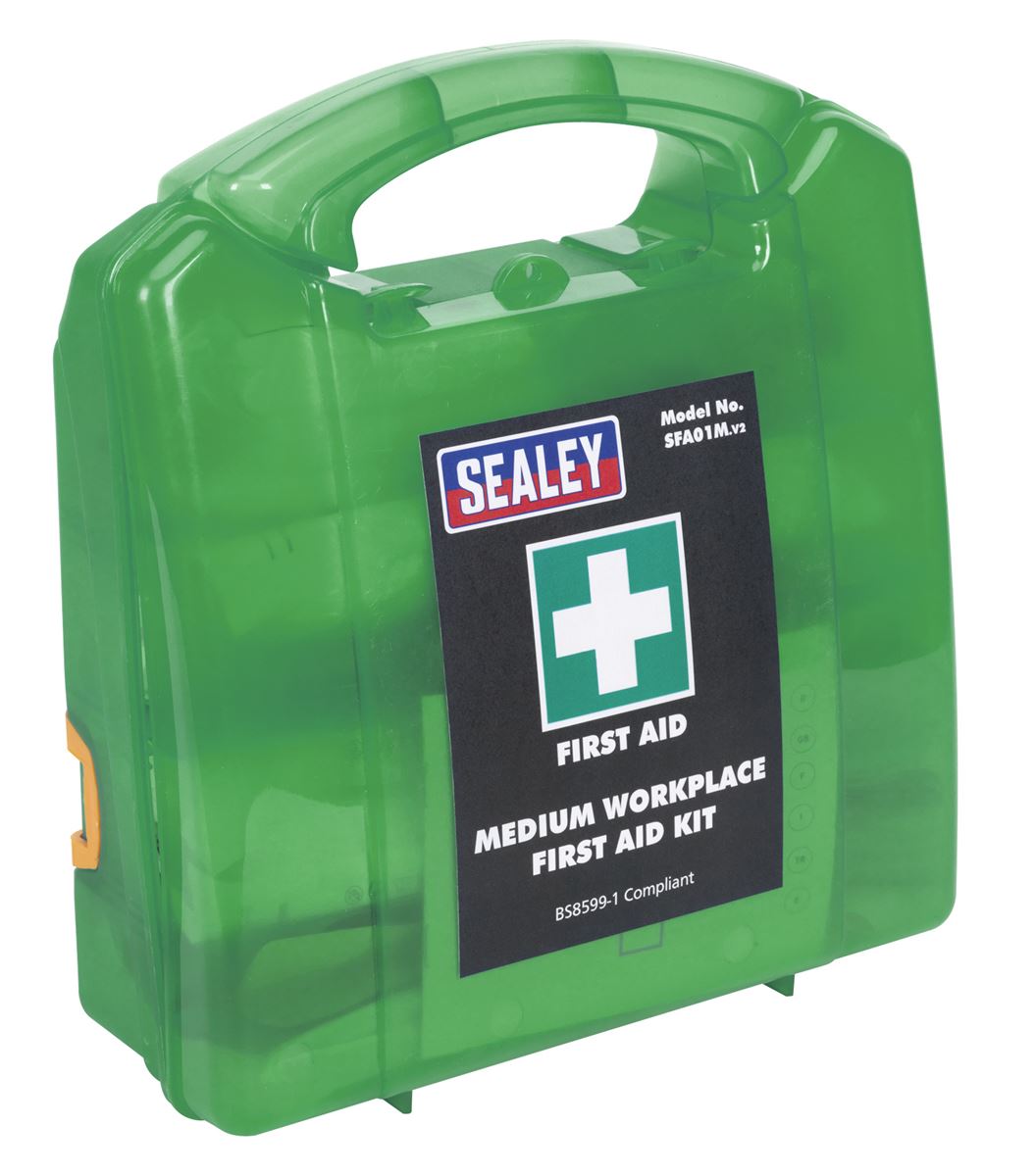 Sealey First Aid Kit Medium - BS 8599-1 Compliant SFA01M