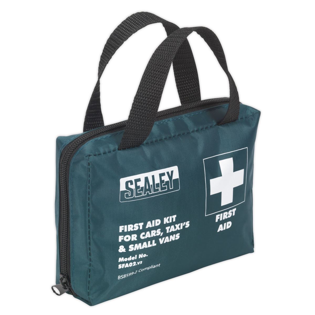 Sealey First Aid Kit Medium for Cars, Taxis & Small Vans - BS 8599-2 Compliant SFA02