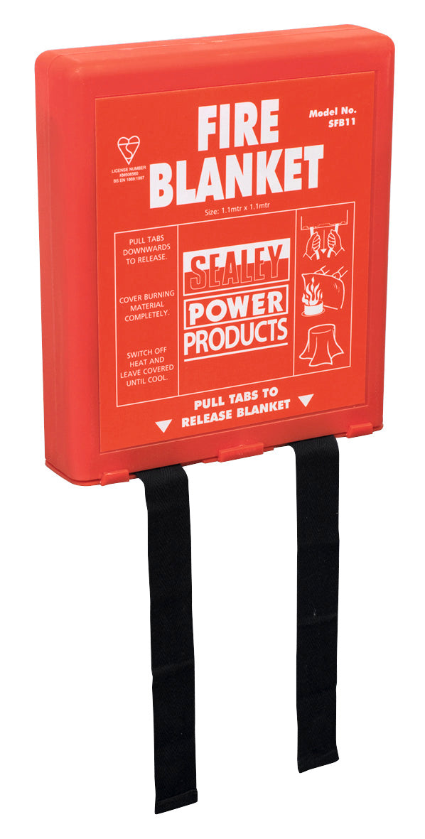 Sealey Fire Blanket 1.1 x 1.1m SFB11