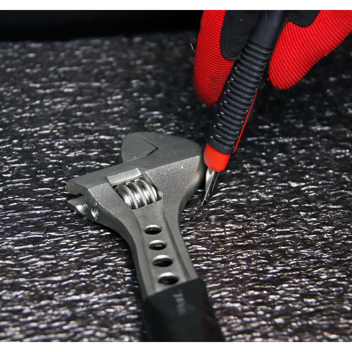 Sealey Easy Peel Shadow Foam® Red/Black 30mm - Pack of 3 SFPK30R