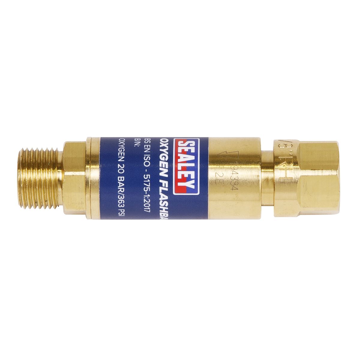 Sealey Flash Back Arrestor Oxygen SGA3/FBA