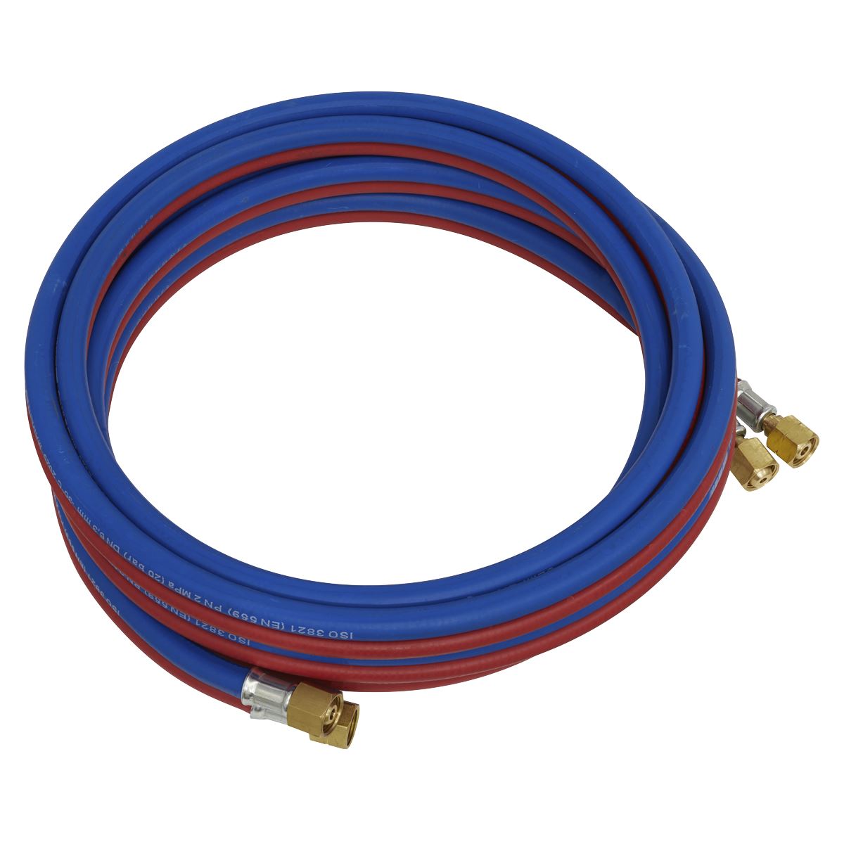 Sealey 5m Twin Rubber Hose Set Oxyacetylene SGA5