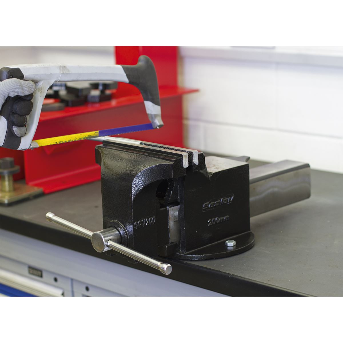 Sealey Industrial Vice 200mm SG Iron SGV200