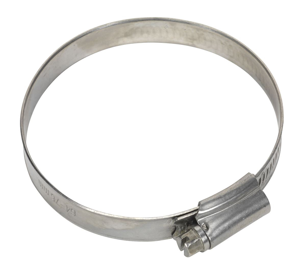 Sealey Hose Clip Stainless Steel �64-76mm Pack of 10 SHCSS3