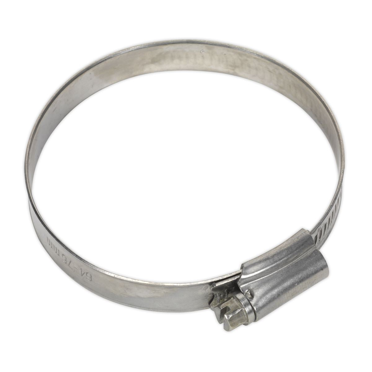 Sealey Hose Clip Stainless Steel �64-76mm Pack of 10 SHCSS3