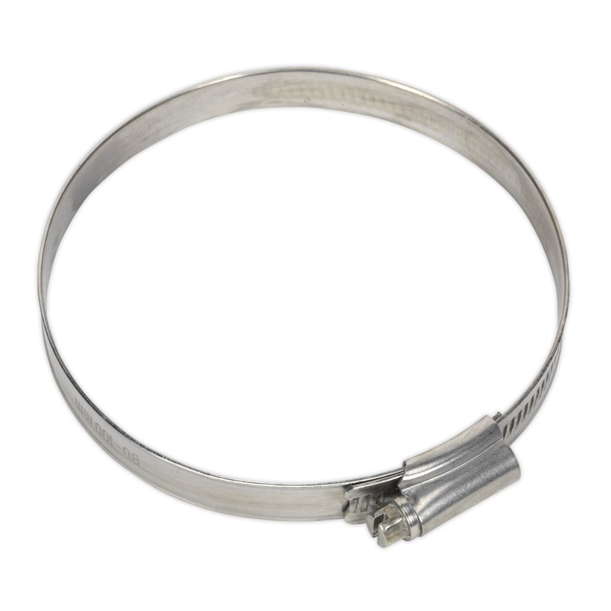 Sealey Hose Clip Stainless Steel �80-100mm Pack of 5 SHCSS4