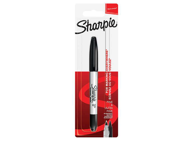 Sharpie® Twin Tip Permanent Marker Black SHP1985877