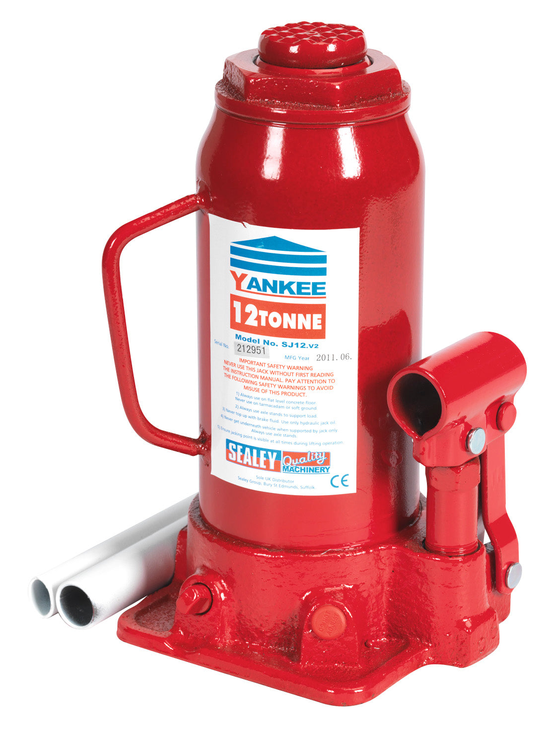 Sealey Bottle Jack 12 Tonne SJ12