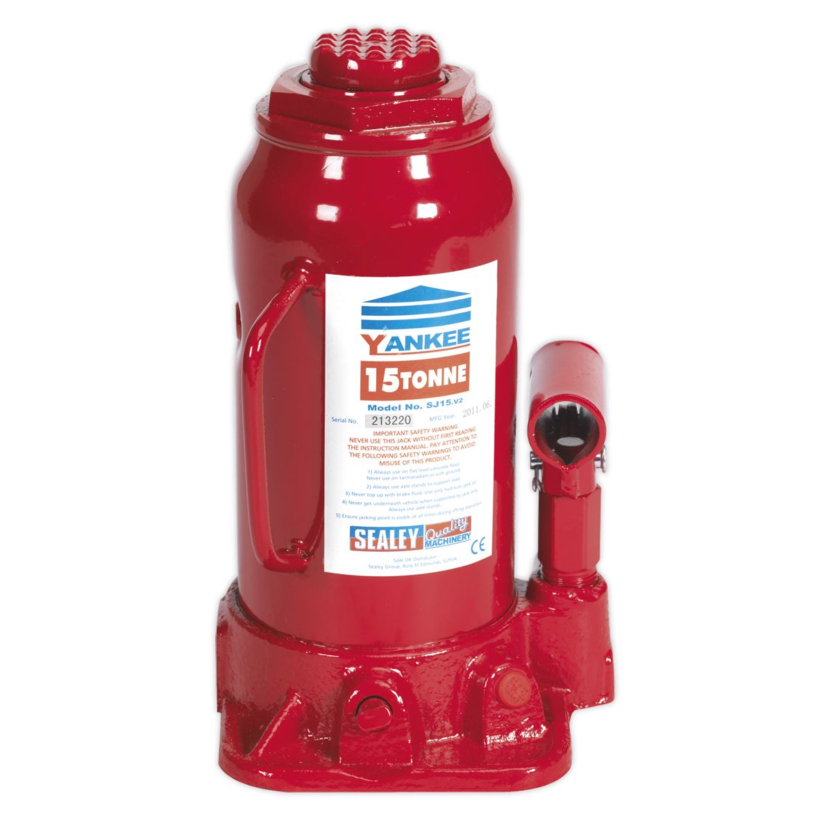 Sealey Bottle Jack 15 Tonne SJ15