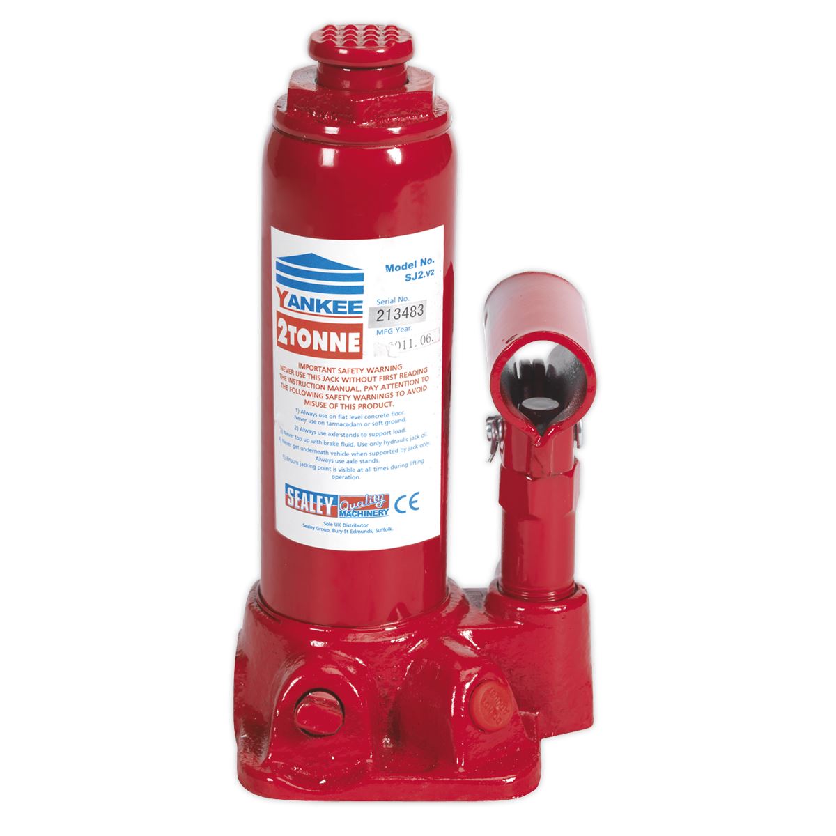 Sealey Bottle Jack 2 Tonne SJ2
