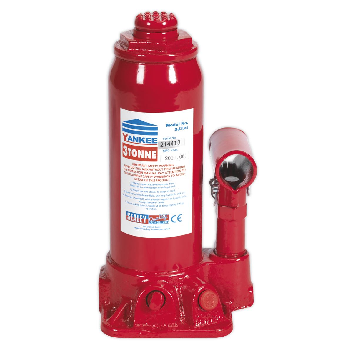 Sealey Bottle Jack 3 Tonne SJ3