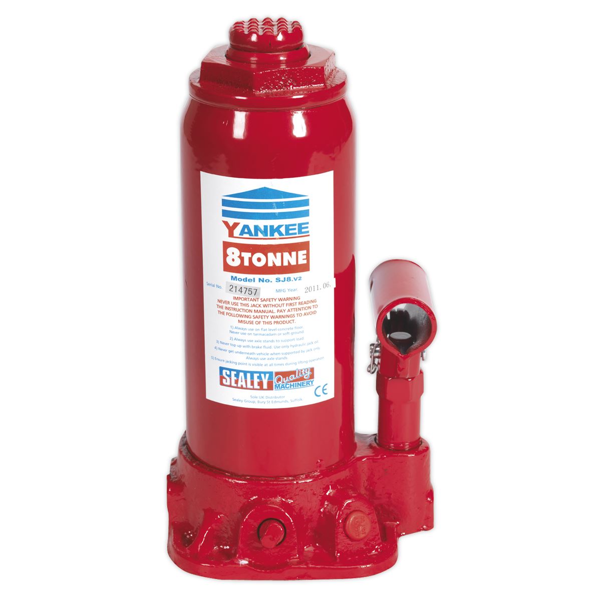 Sealey Bottle Jack 8 Tonne SJ8