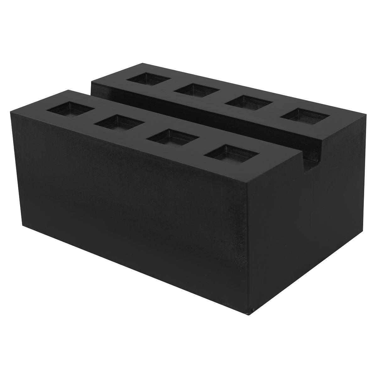 Sealey Slotted Rubber Support Block for Viking Jacking Beams 80mm SJBEX.A03
