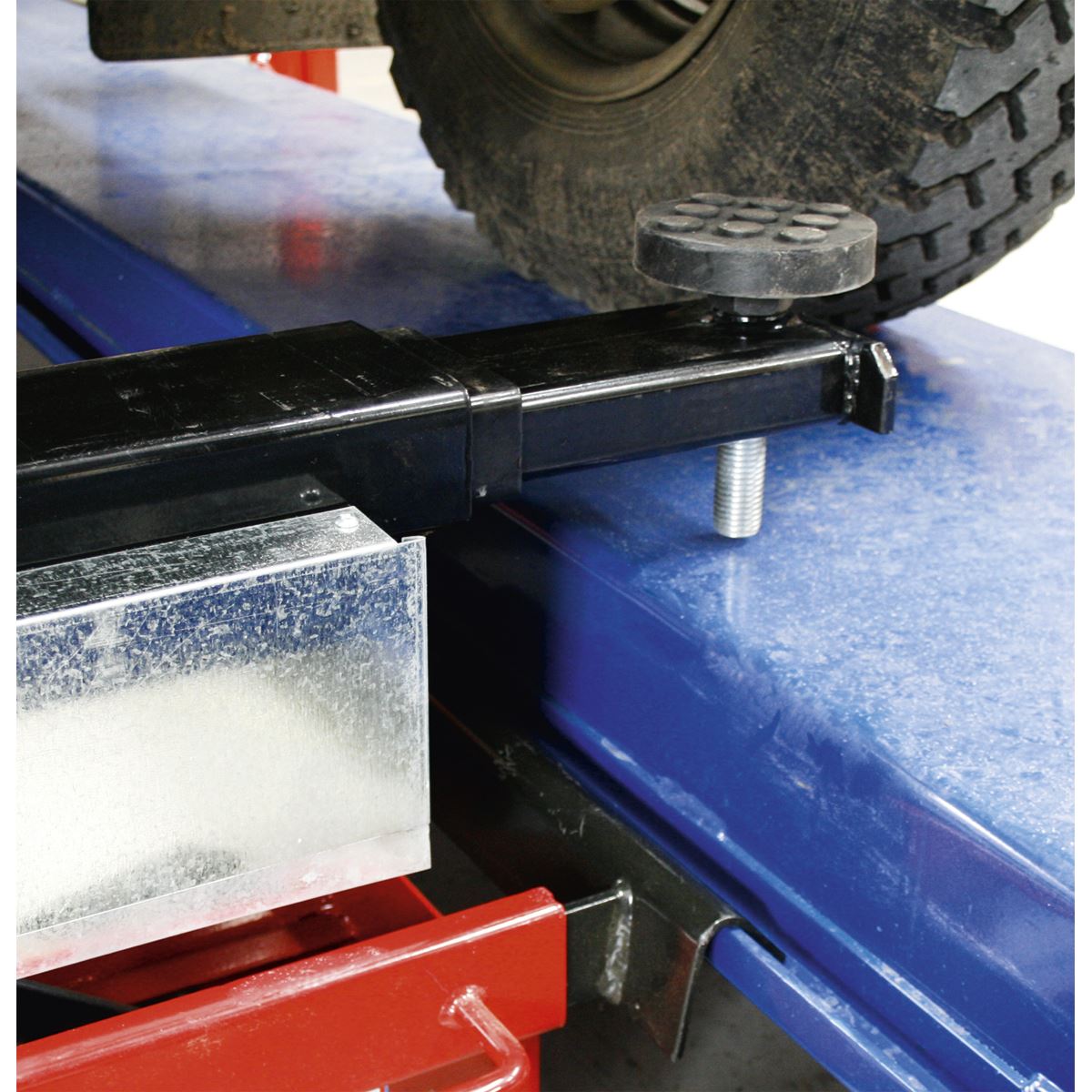 Sealey Jacking Beam 2 Tonne with Arm Extenders & Flat Roller Supports SJBEX200