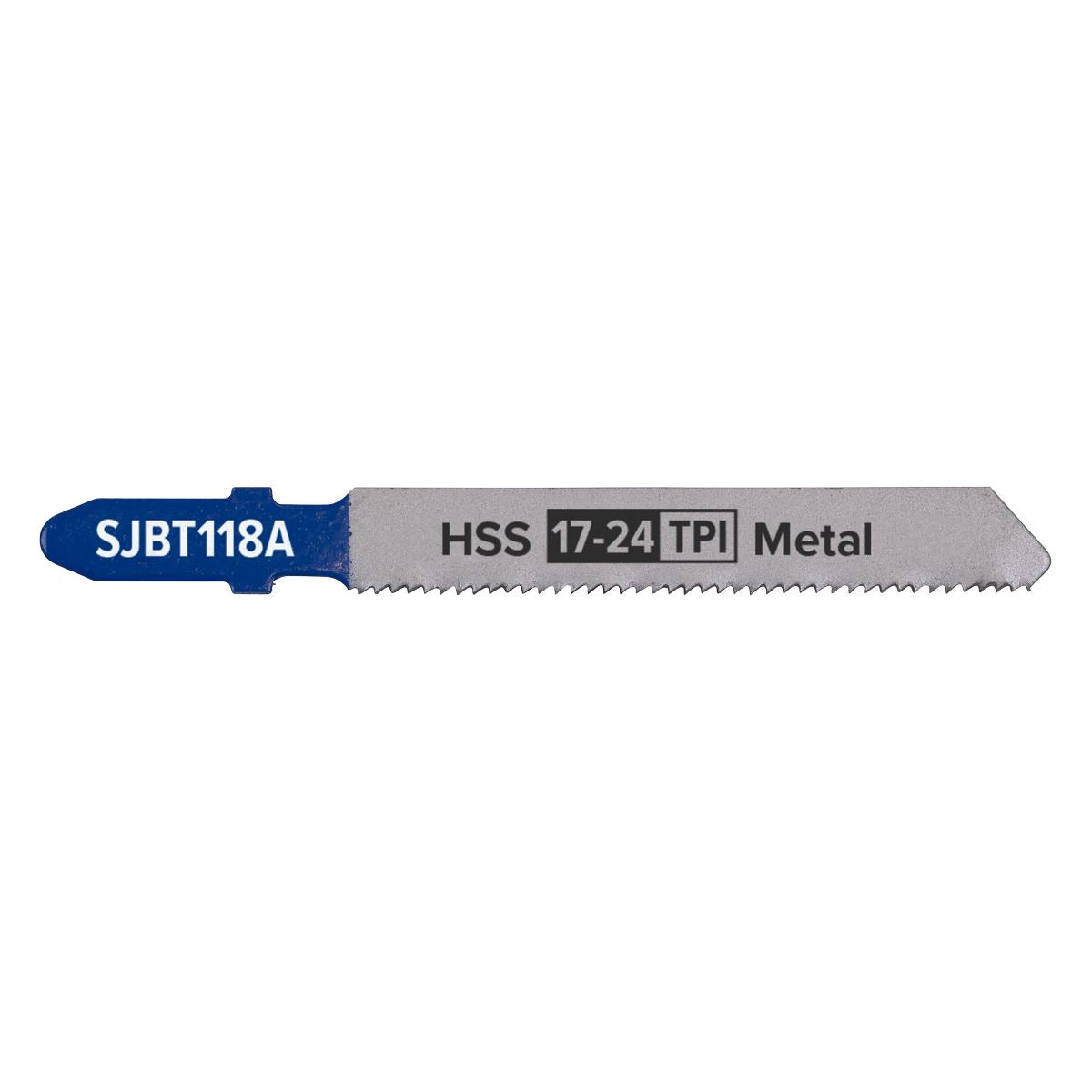 Sealey Jigsaw Blade Metal 92mm 17-24tpi - Pack of 5 SJBT118A