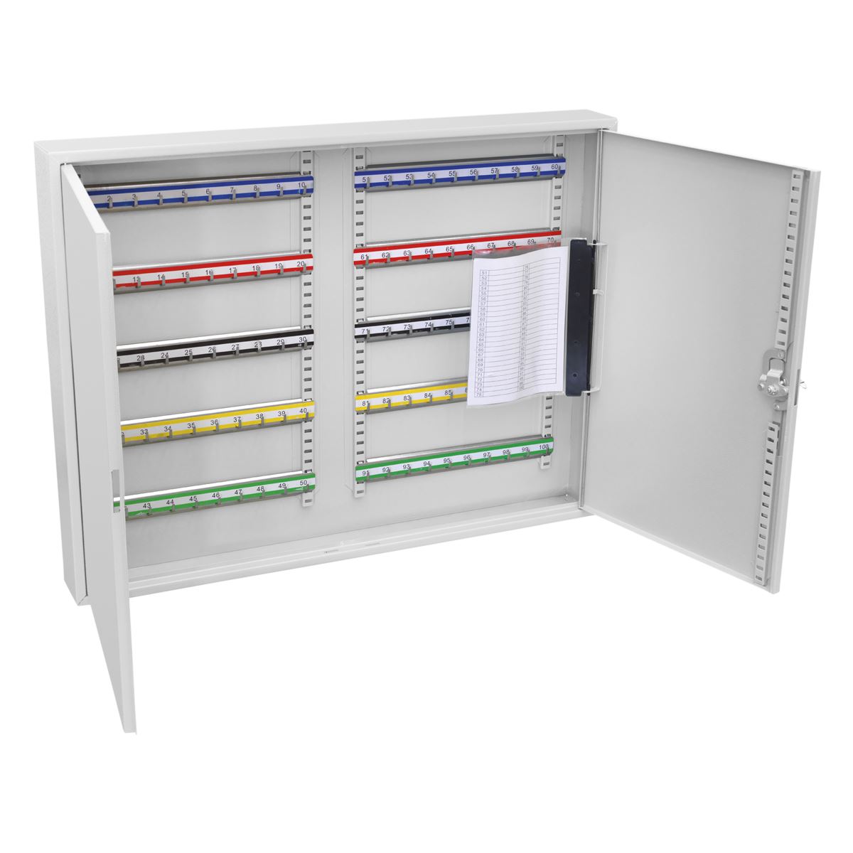 Sealey Key Cabinet 100 Key Capacity Wide SKC100W