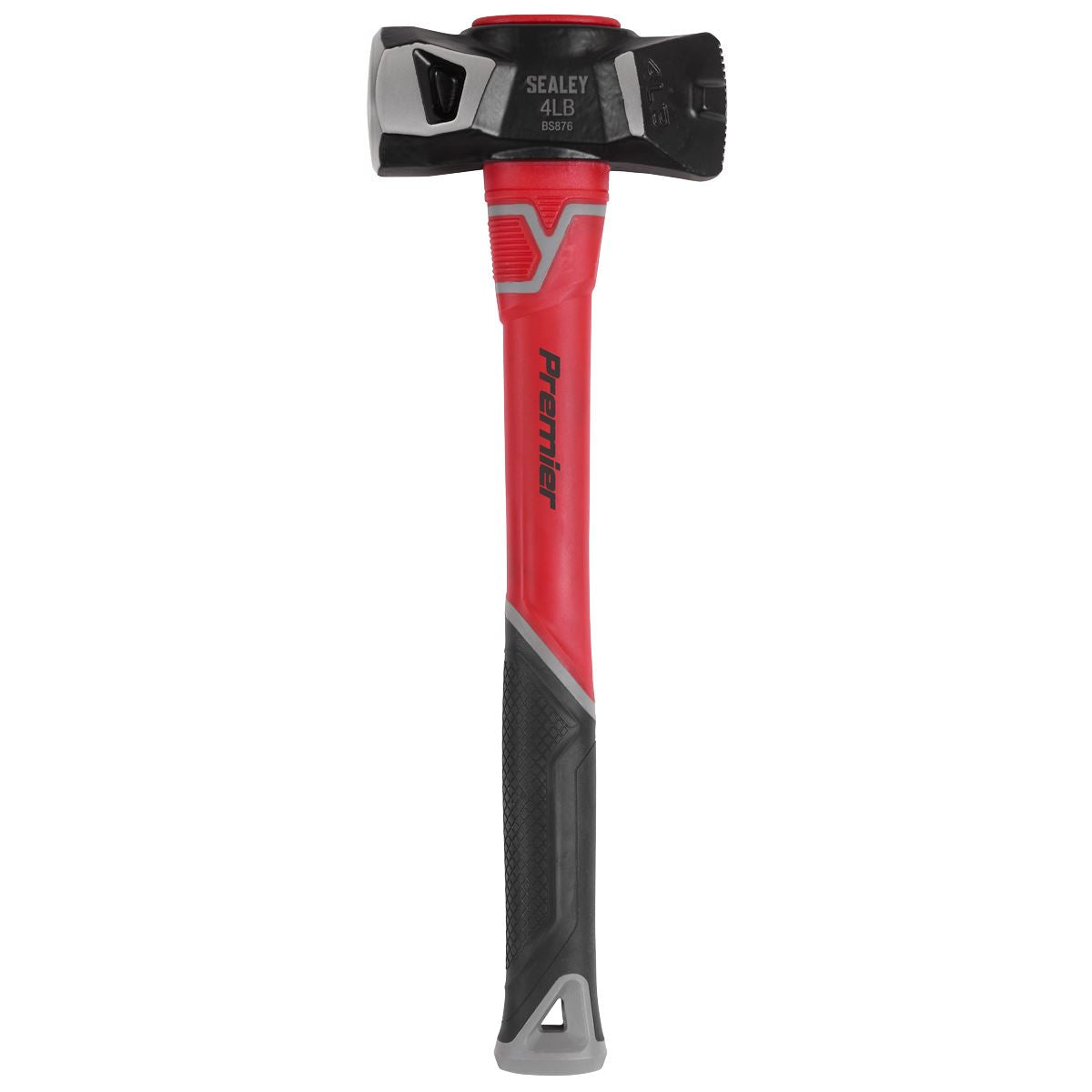 Sealey Premier Short Handle Sledge Hammer 4lb Fibrerglass Shaft SLHG041