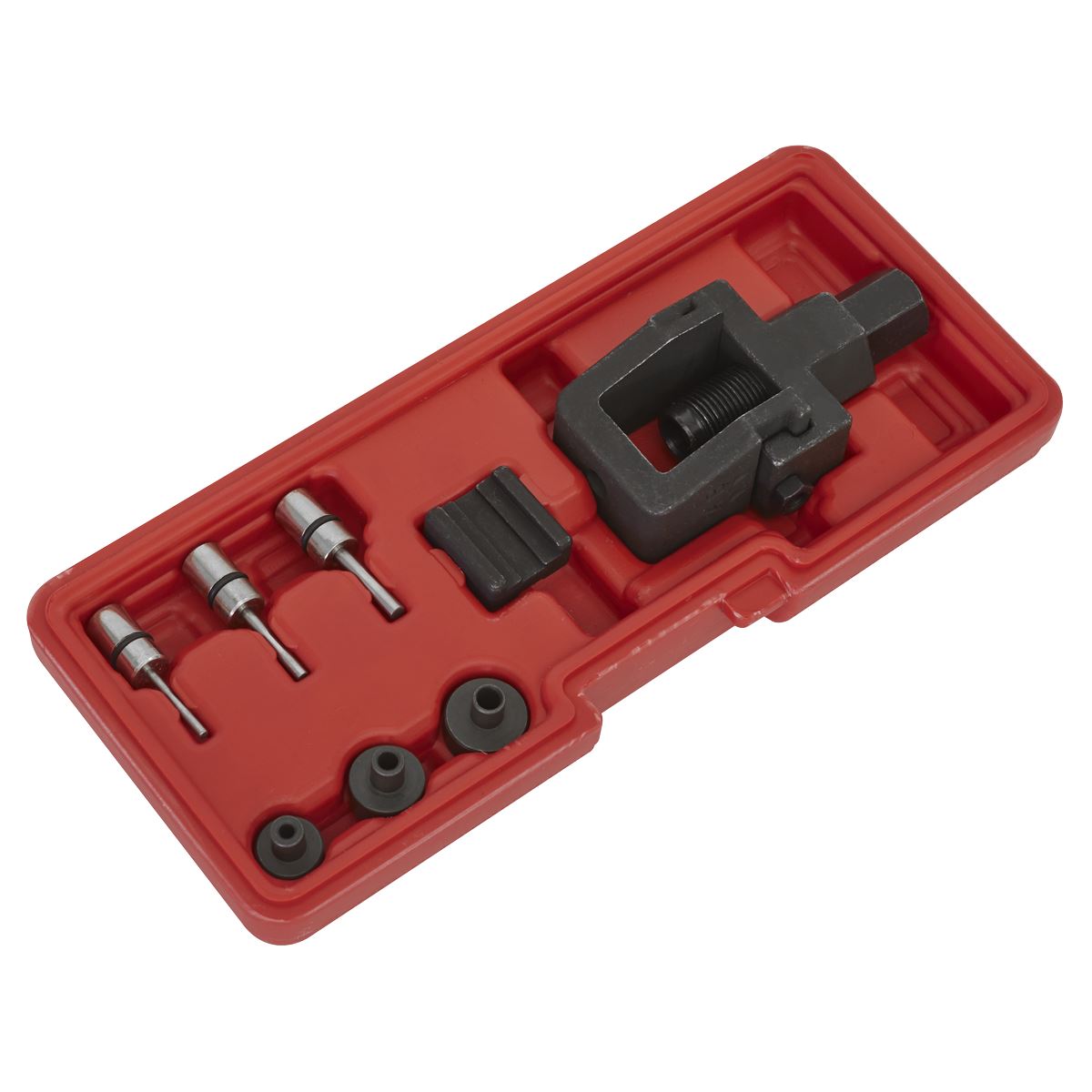 Sealey Motorcycle Chain Splitter & Riveting Tool Set - Heavy-Duty SMC4