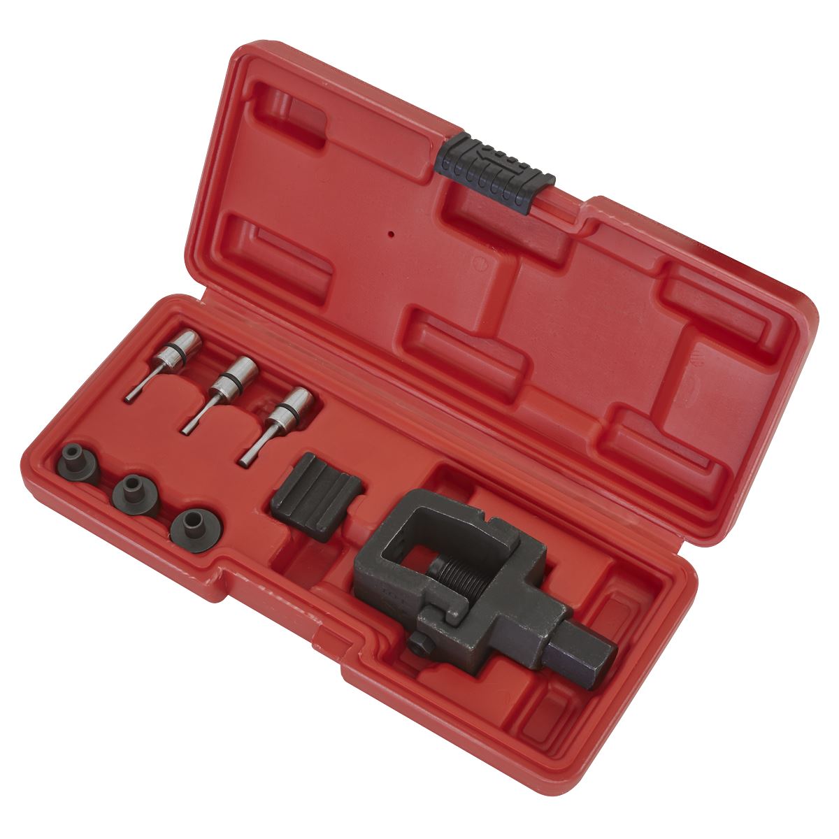 Sealey Motorcycle Chain Splitter & Riveting Tool Set - Heavy-Duty SMC4