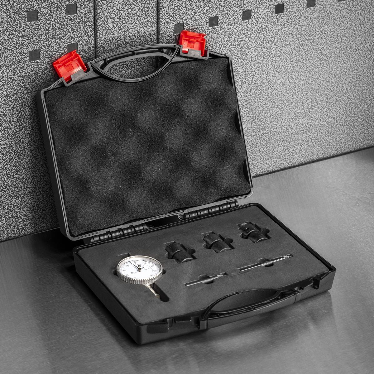 Sealey TDC 41mm Automotive & Motorcycle Engine Dial Gauge Indicator Kit SMC72