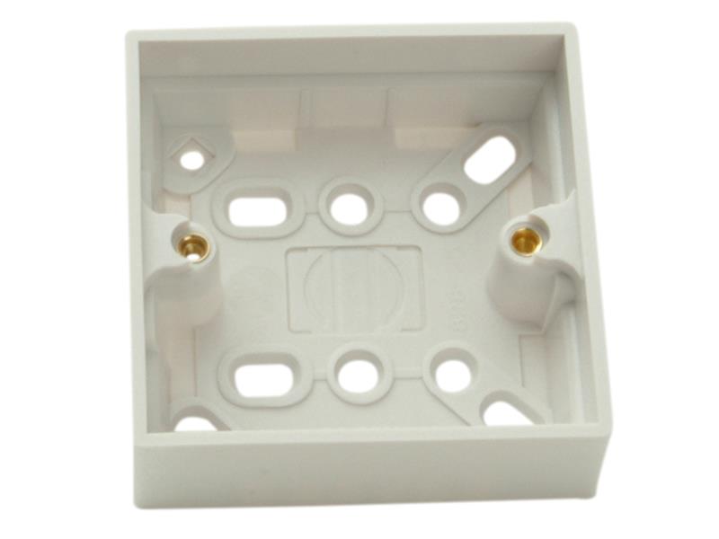 SMJ Pattress Box Single 30mm Trade Pack SMJPPPT30SG