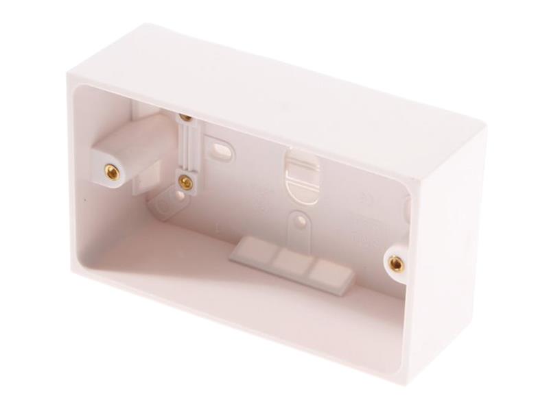 SMJ Pattress Box Double 44mm Trade Pack SMJPPPT44DB