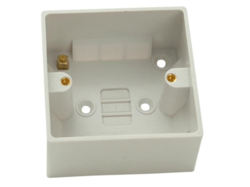 SMJ Pattress Box Single 44mm Trade Pack SMJPPPT44SG