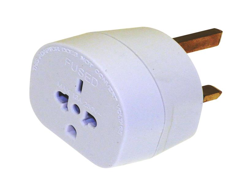 SMJ European Tourist To UK Travel Adaptor SMJTADTTC