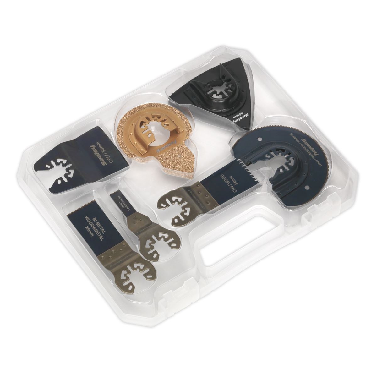 Sealey Multi-Tool All-Purpose Blade Set 7pc SMTS7