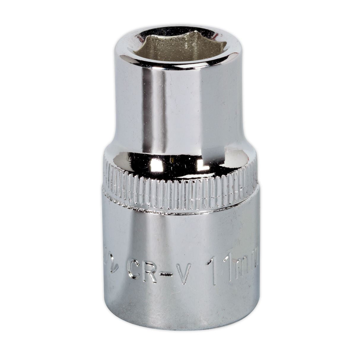 Sealey 11mm WallDrive Standard Length Chrome Socket 1/2"Sq Drive SP1211