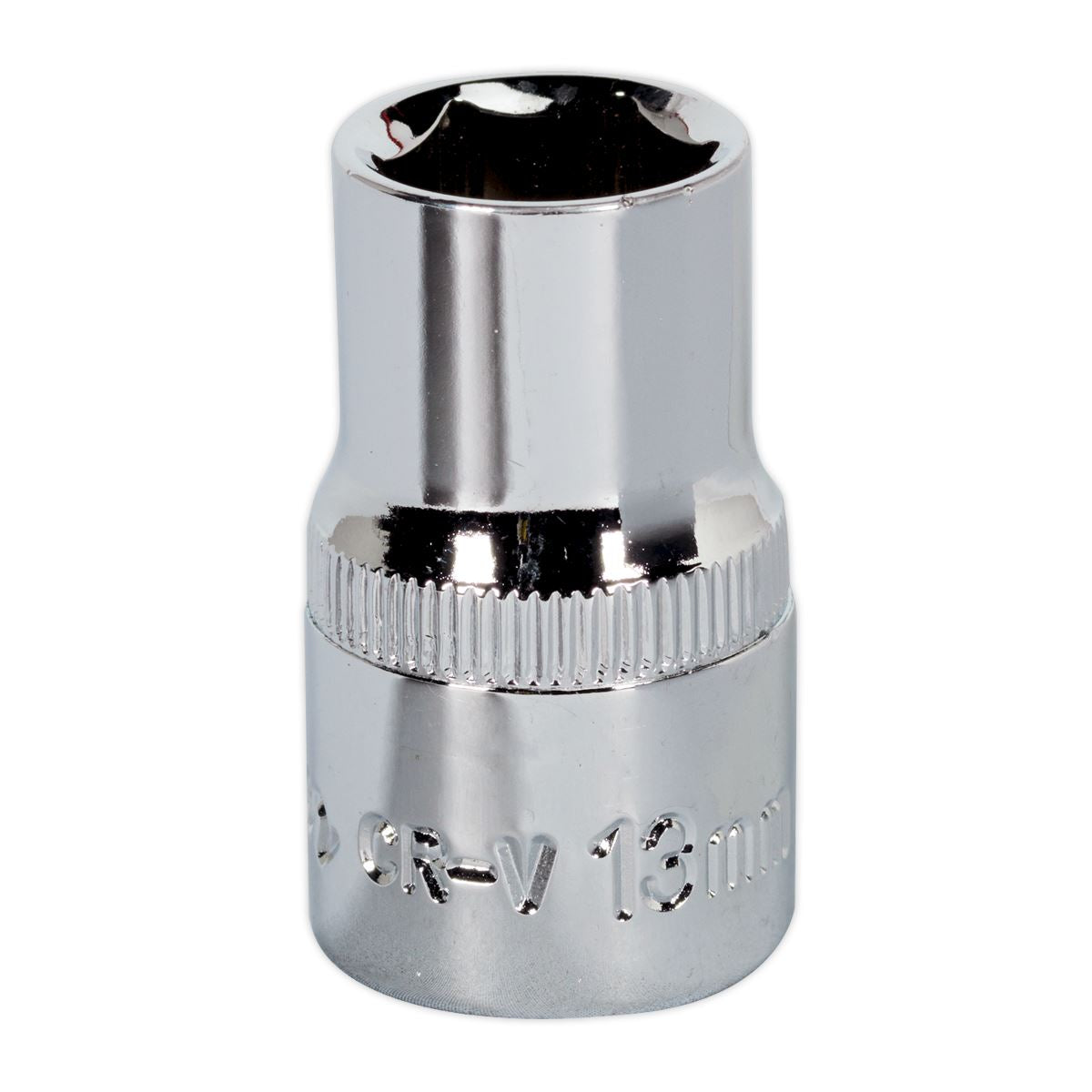 Sealey 13mm WallDrive Standard Length Chrome Socket 1/2"Sq Drive SP1213