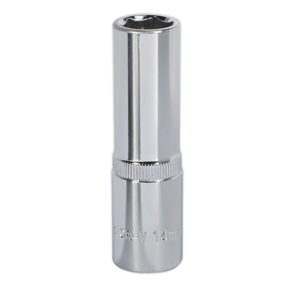 Sealey 14mm Deep Metric WallDrive Socket 1/2"Sq Drive Fully Polished SP1214D
