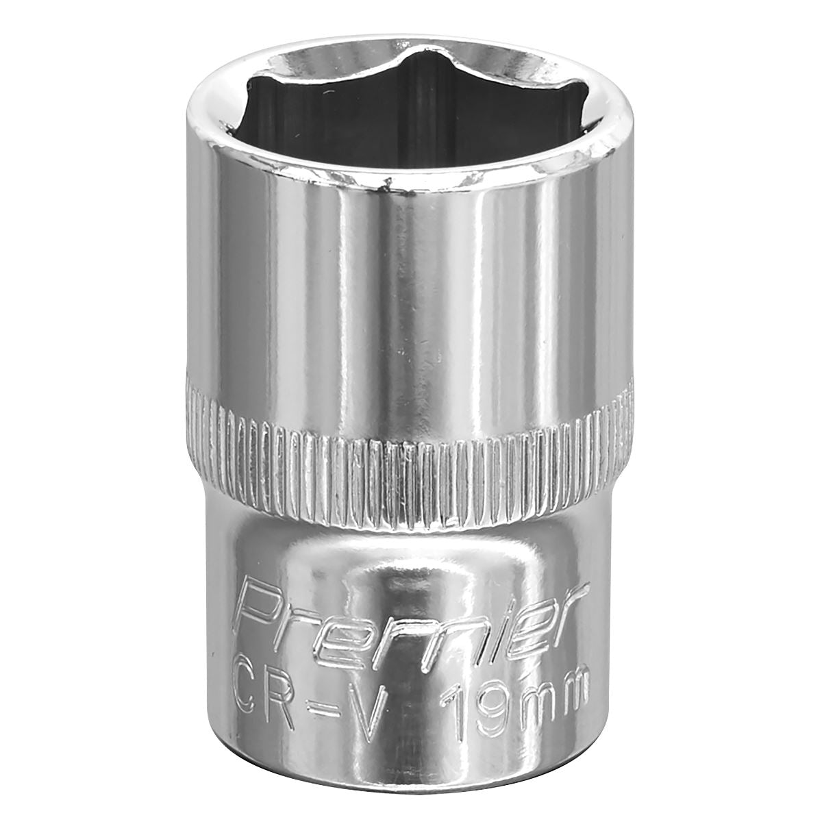 Sealey 19mm WallDrive Standard Length Chrome Socket 1/2"Sq Drive SP1219