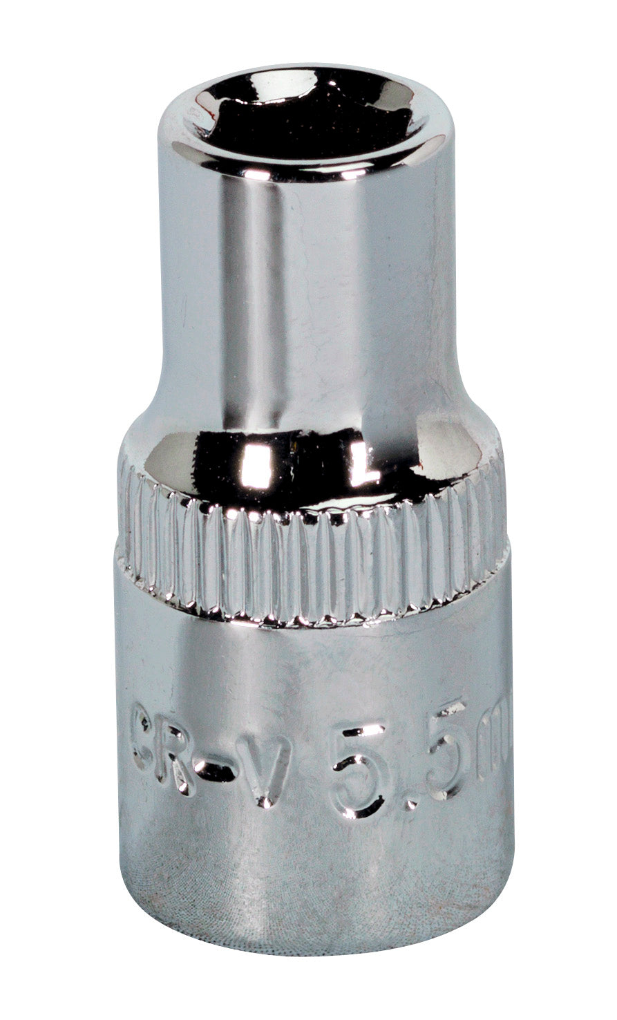 Sealey 5.5mm 1/4"D Metric WallDrive Chrome Socket Standard Length 6pt SP14055