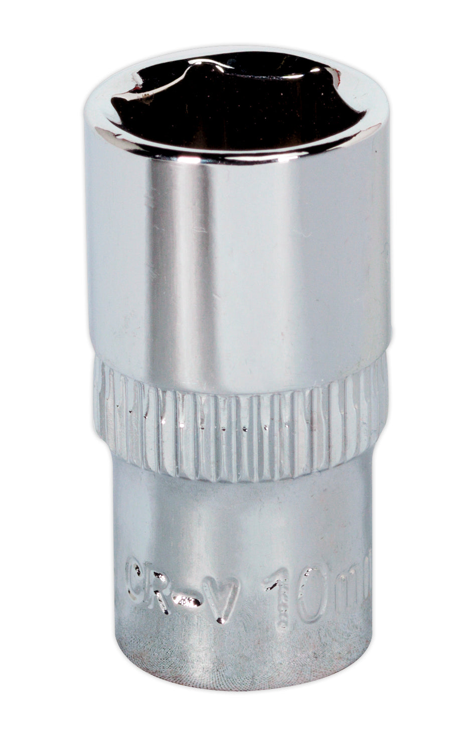 Sealey 10mm 1/4"D Metric WallDrive Chrome Socket Standard Length 6pt SP1410