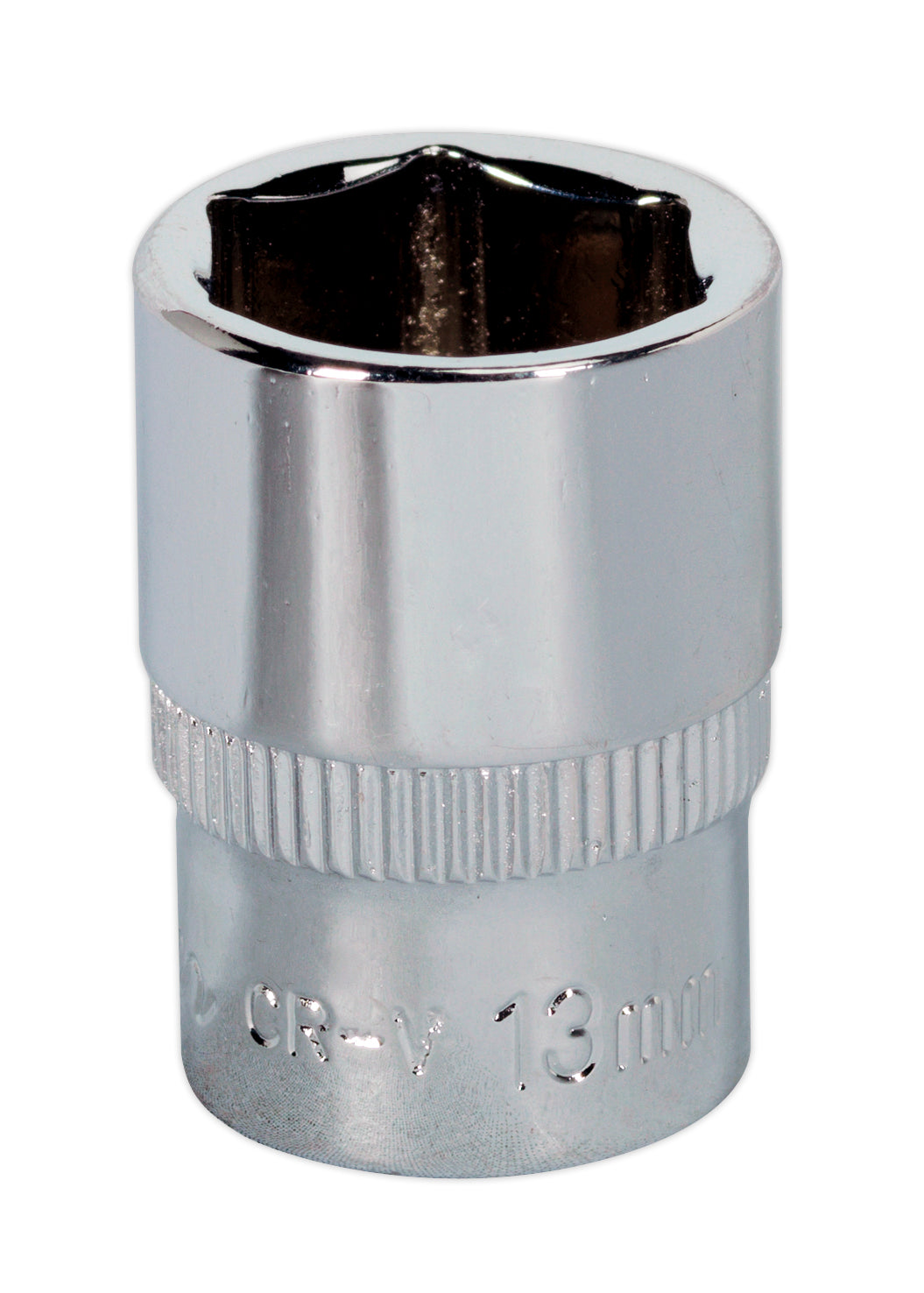 Sealey 13mm 1/4"D Metric WallDrive Chrome Socket Standard Length 6pt SP1413