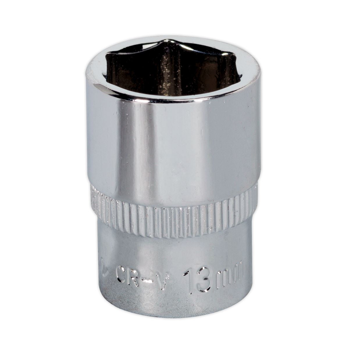Sealey 13mm 1/4"D Metric WallDrive Chrome Socket Standard Length 6pt SP1413
