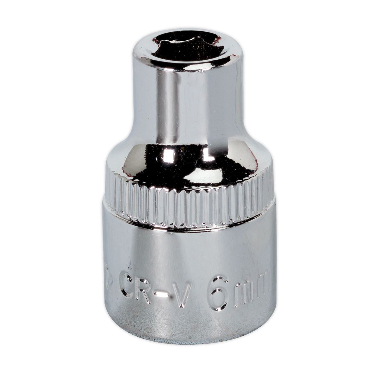 Sealey 3/8"Sq Drive Socket 6mm WallDrive Chrome Standard Length SP3806