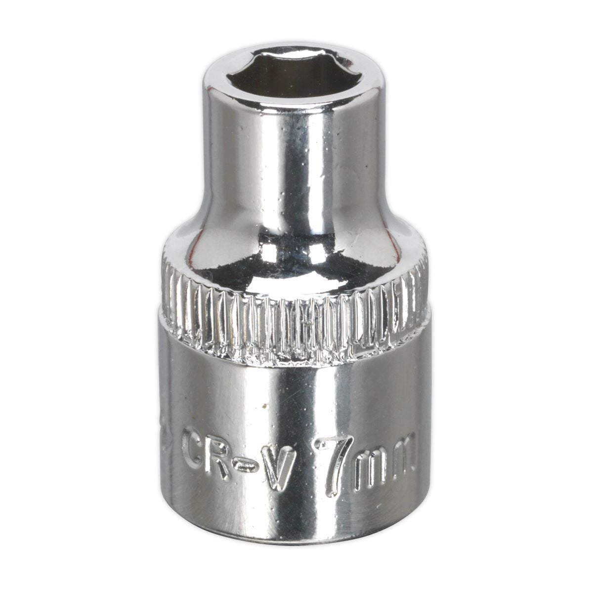 Sealey 3/8"Sq Drive Socket 7mm WallDrive Chrome Standard Length SP3807