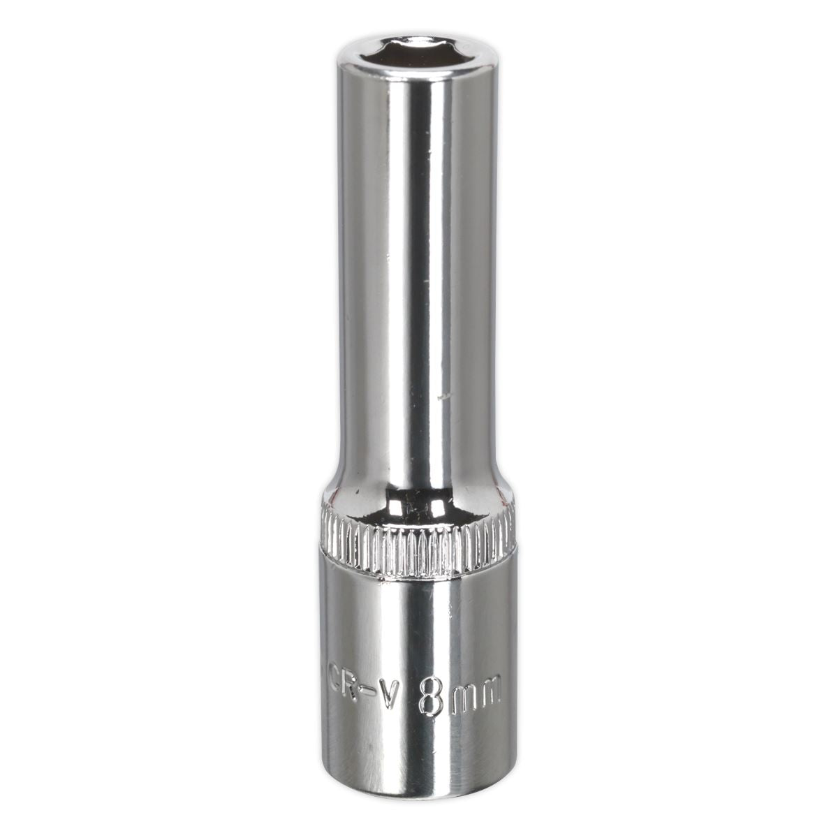 Sealey 8mm Deep 3/8"Sq Drive WallDrive Socket Chrome Hardened Tempered SP3808D