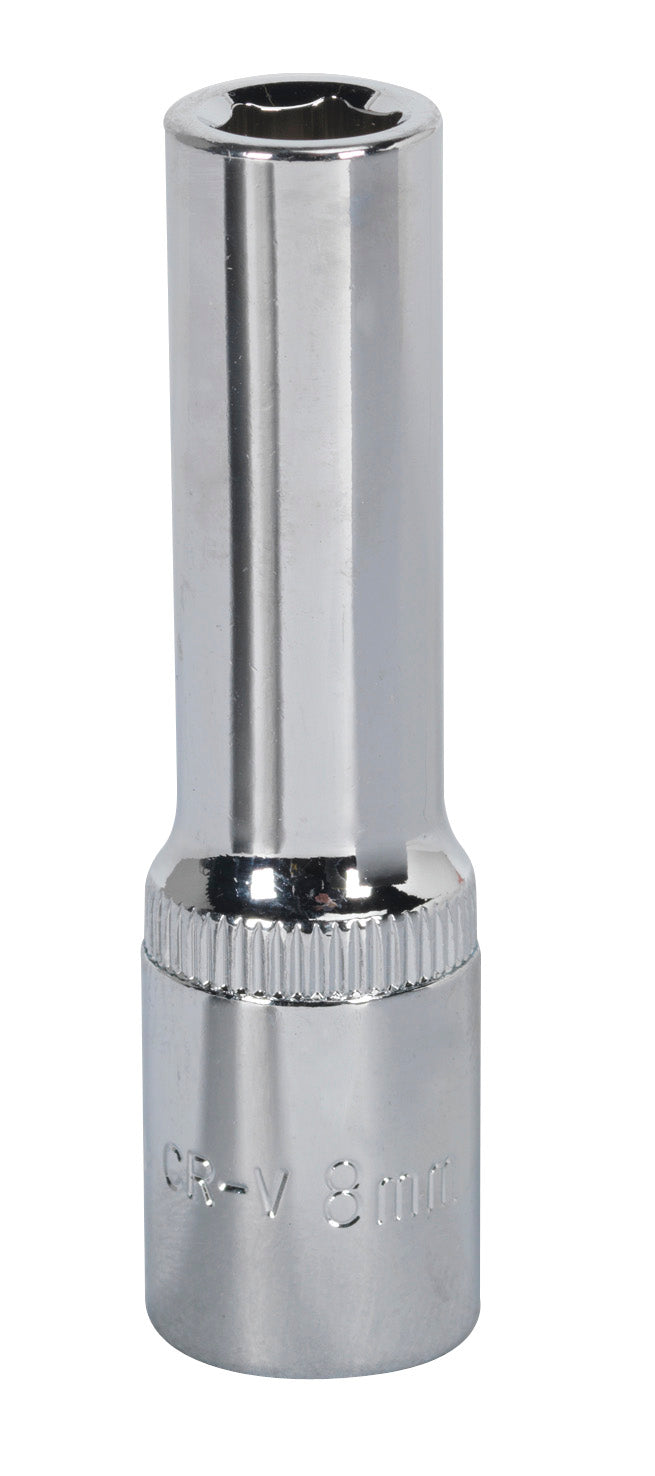Sealey 8mm Deep 3/8"Sq Drive WallDrive Socket Chrome Hardened Tempered SP3808D