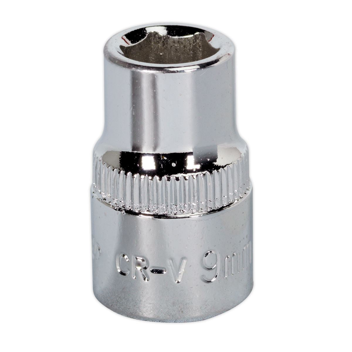 Sealey 3/8"Sq Drive Socket 9mm WallDrive Chrome Standard Length SP3809