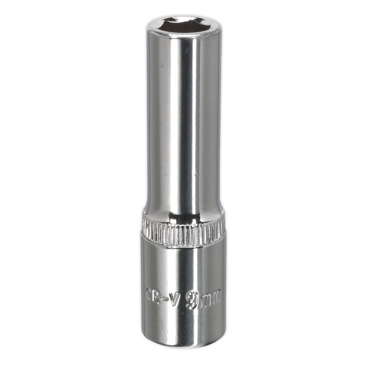 Sealey 9mm Deep 3/8"Sq Drive WallDrive Socket Chrome Hardened Tempered SP3809D