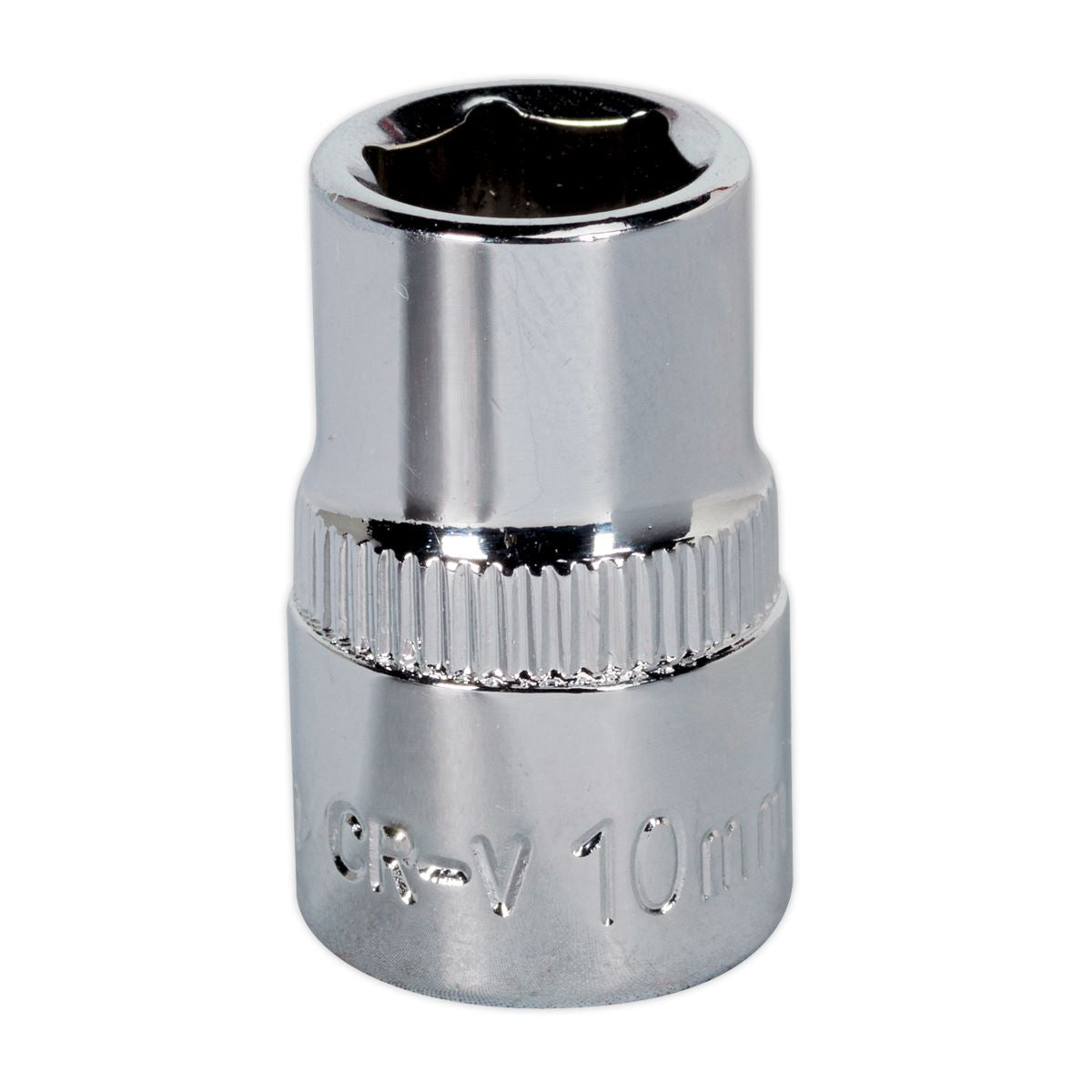 Sealey 3/8"Sq Drive Socket 10mm WallDrive Chrome Standard Length SP3810
