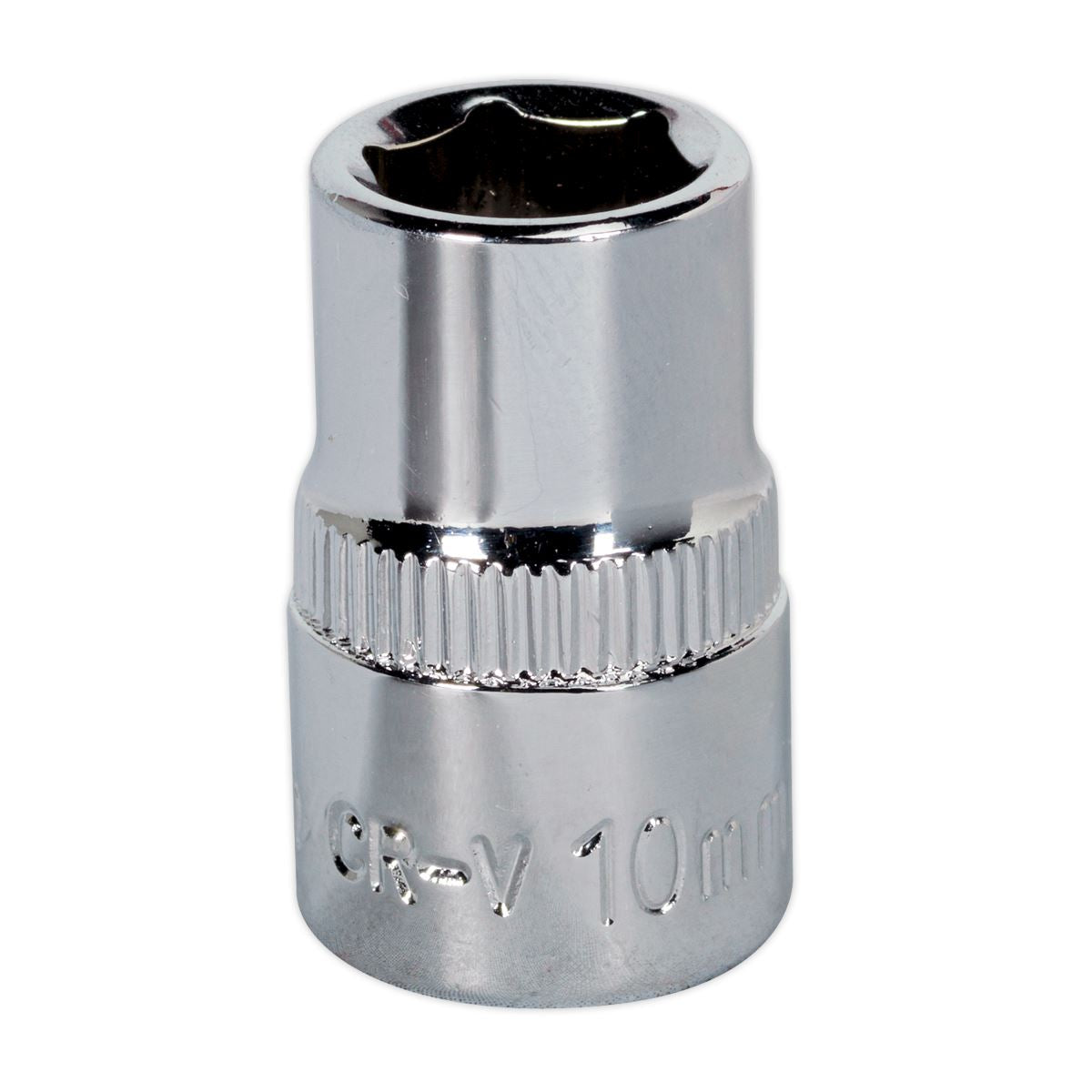 Sealey 3/8"Sq Drive Socket 10mm WallDrive Chrome Standard Length SP3810