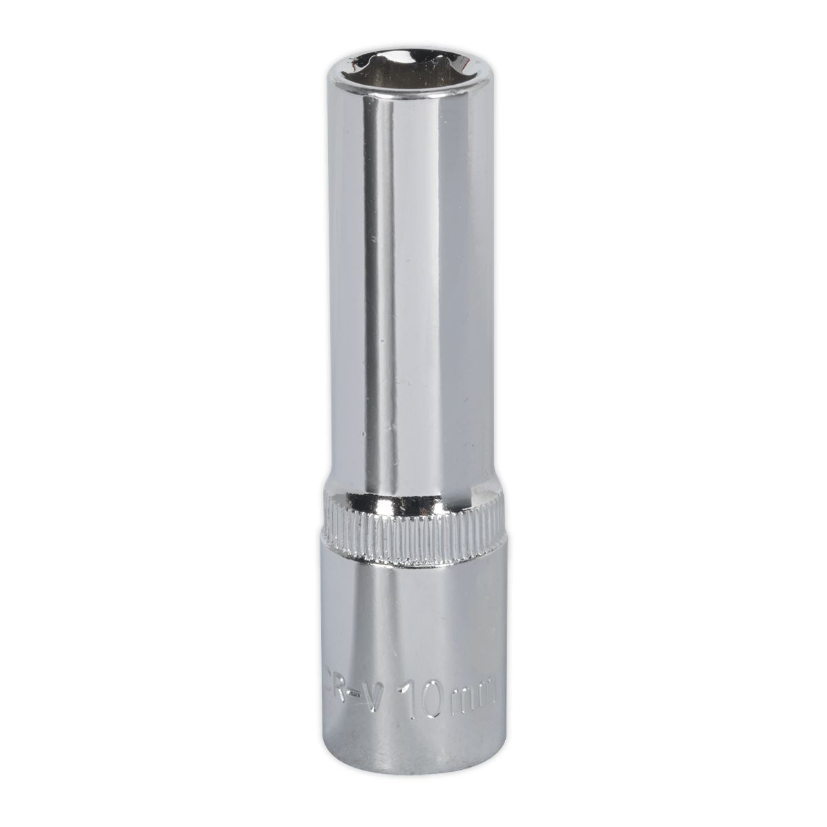 Sealey 10mm Deep 3/8"Sq Drive WallDrive Socket Chrome Hardened Tempered SP3810D