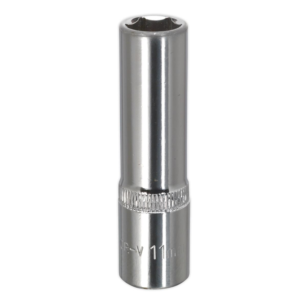 Sealey 11mm Deep 3/8"Sq Drive WallDrive Socket Chrome Hardened Tempered SP3811D